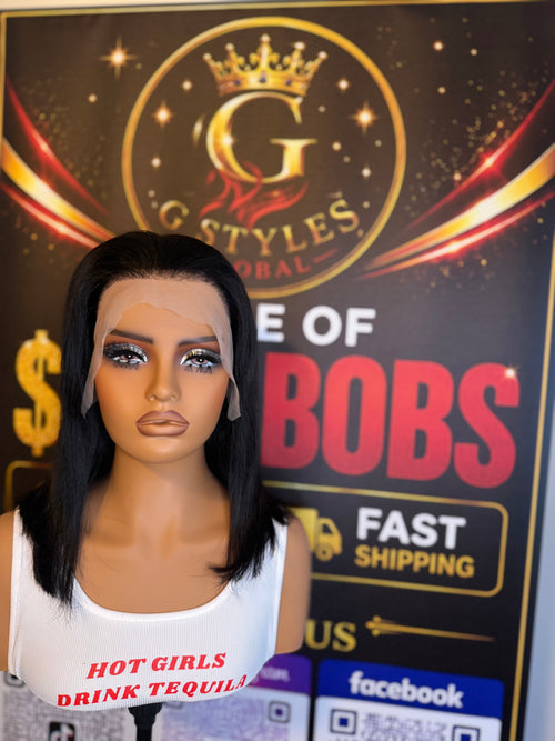 12 Inch Natural Bob Wig