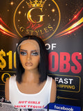 10 Inch Natural Bob Wig