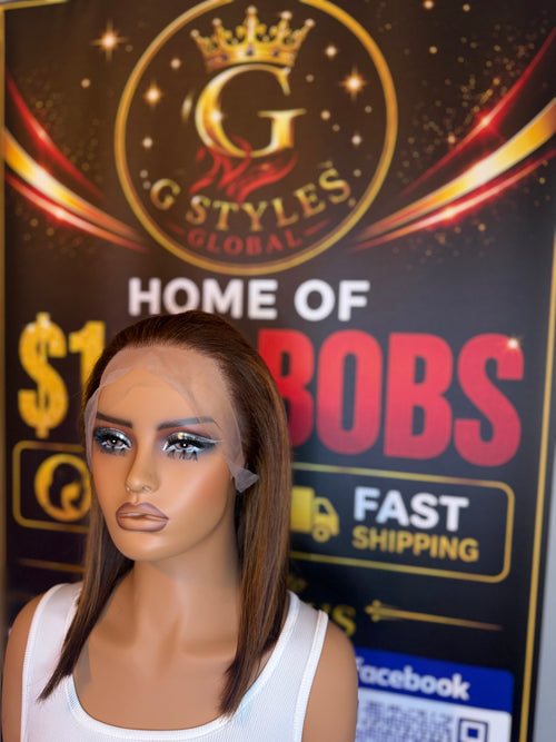 12 Inch Highlight Bob Wig
