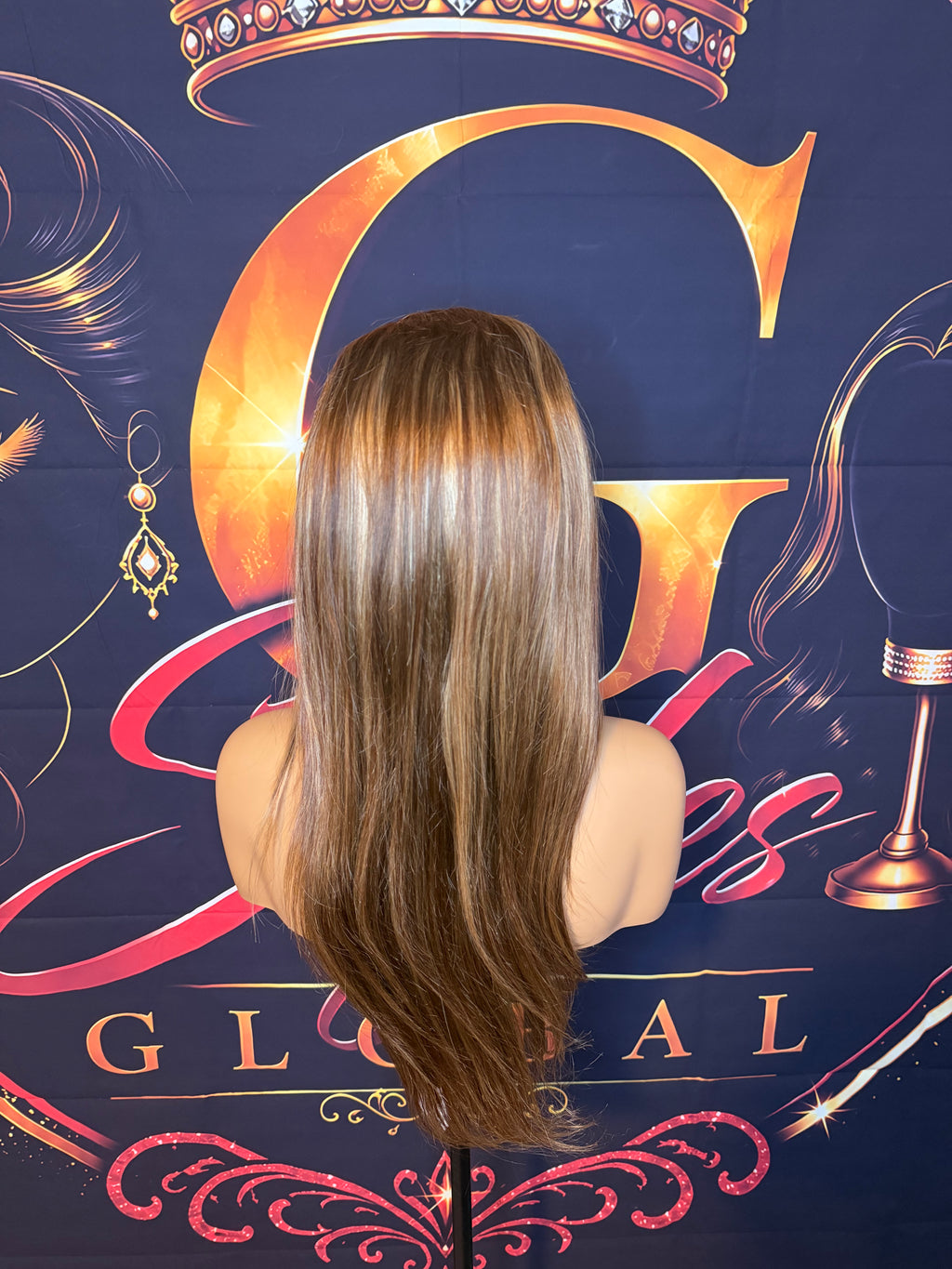 22 Inch Highlight Straight Wig