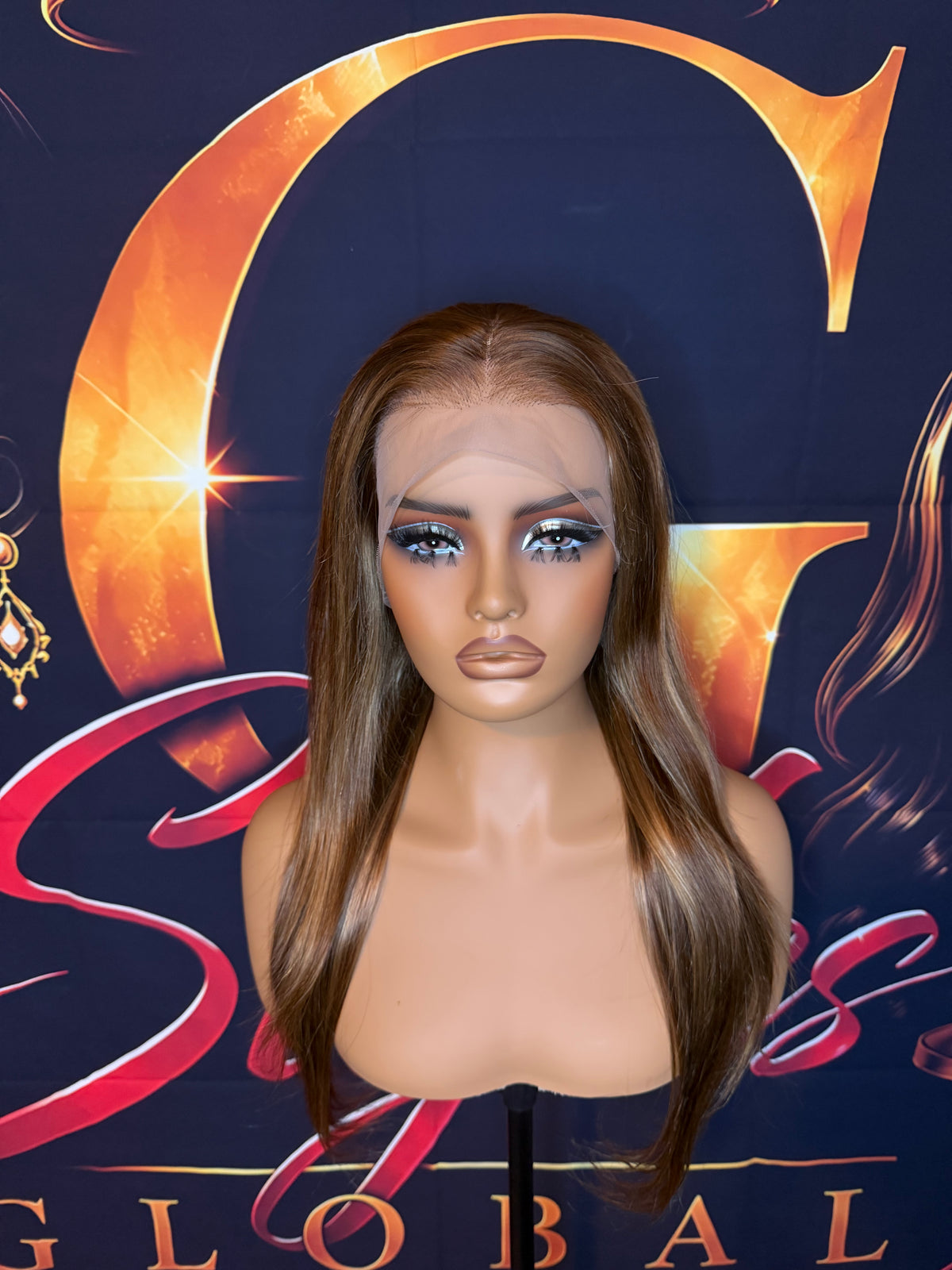 22 Inch Highlight Straight Wig