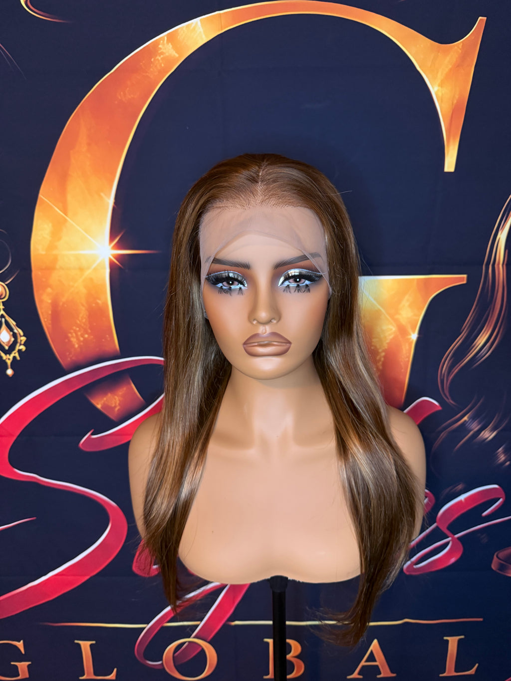 22 Inch Highlight Straight Wig