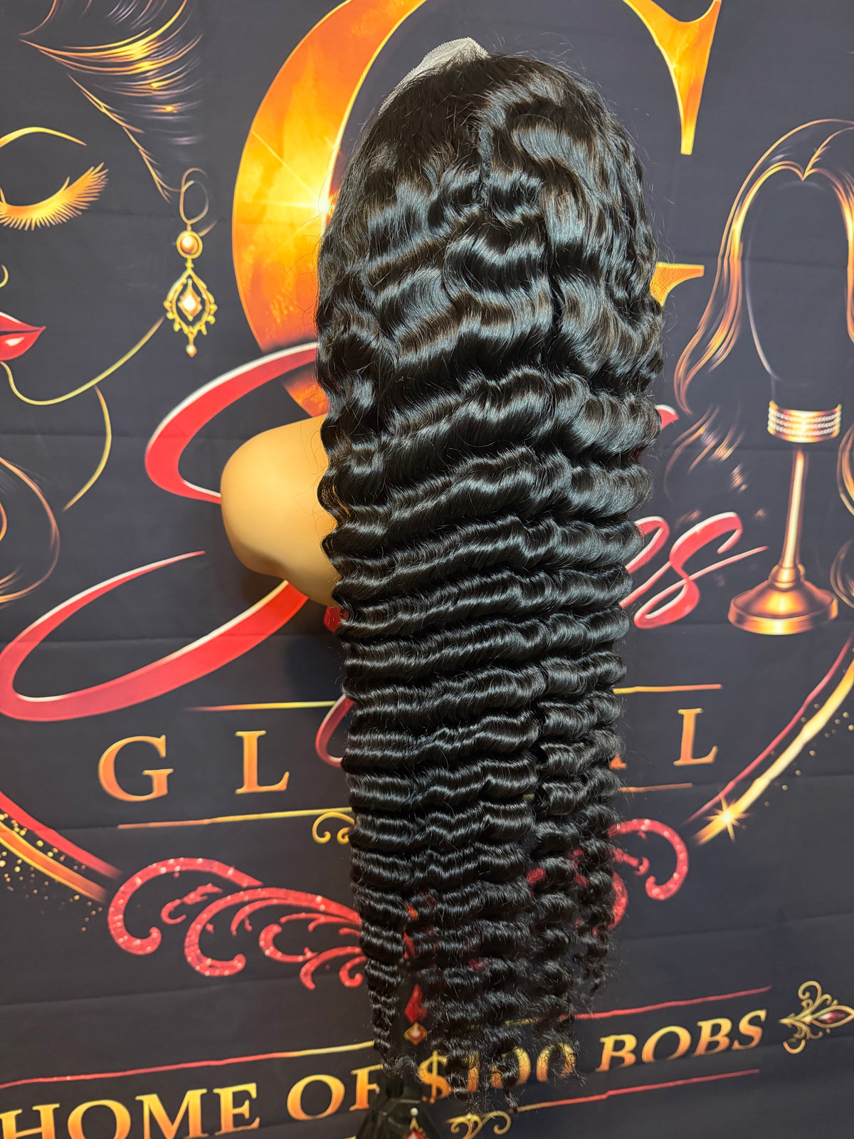 26 Inch Natural Deep Wave Wig