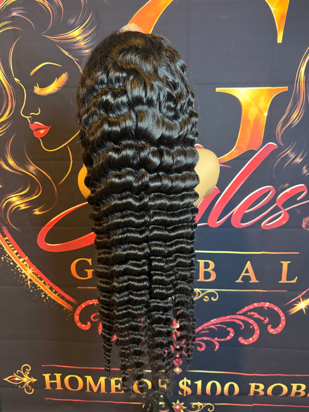 26 Inch Natural Deep Wave Wig