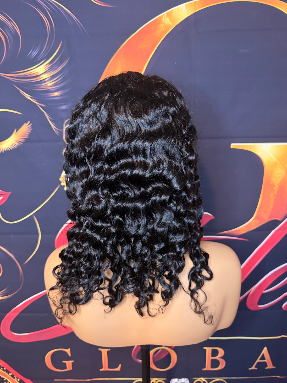 14 Inch Natural Deep Wave Wig