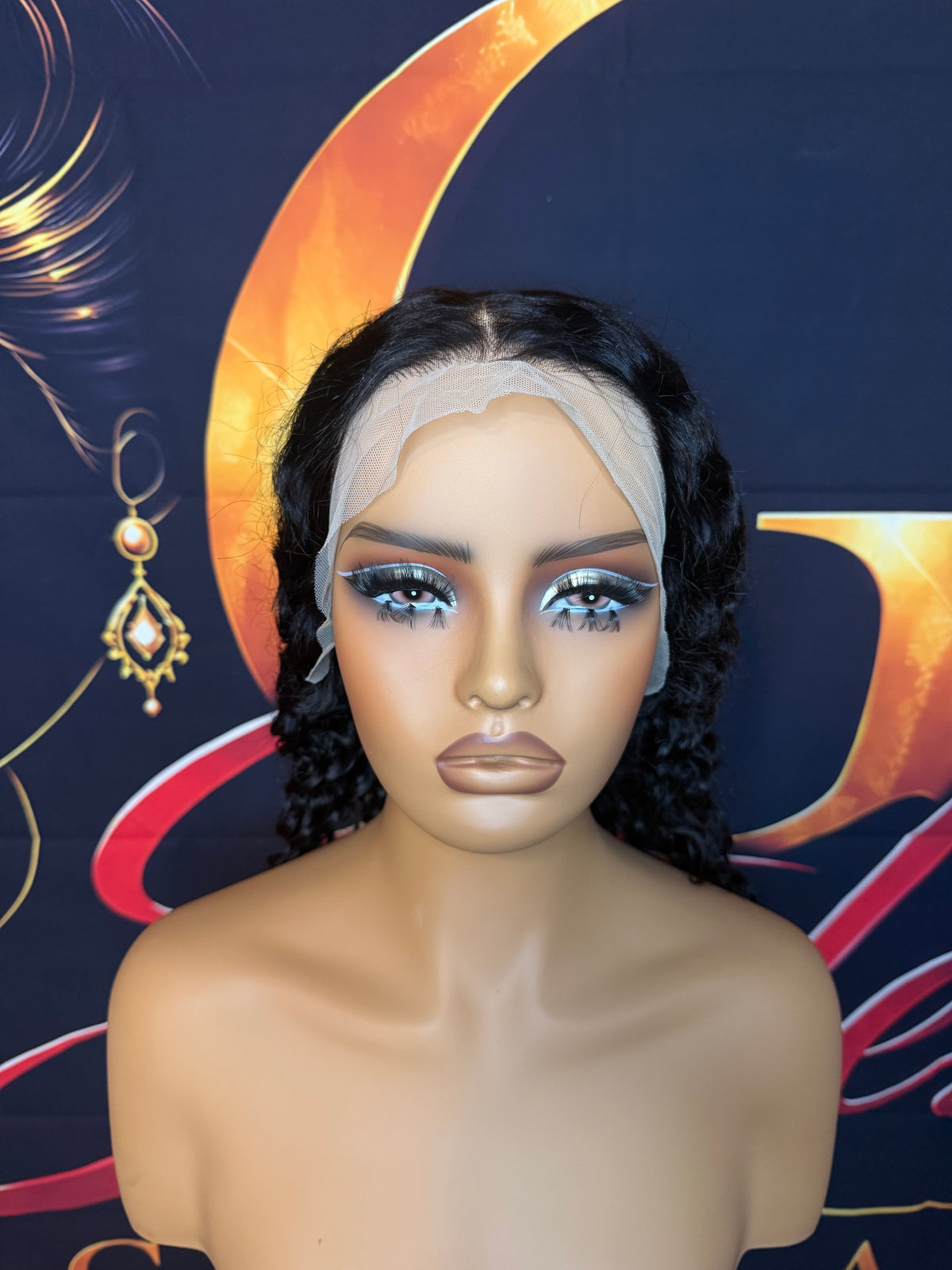 14 Inch Natural Deep Wave Wig
