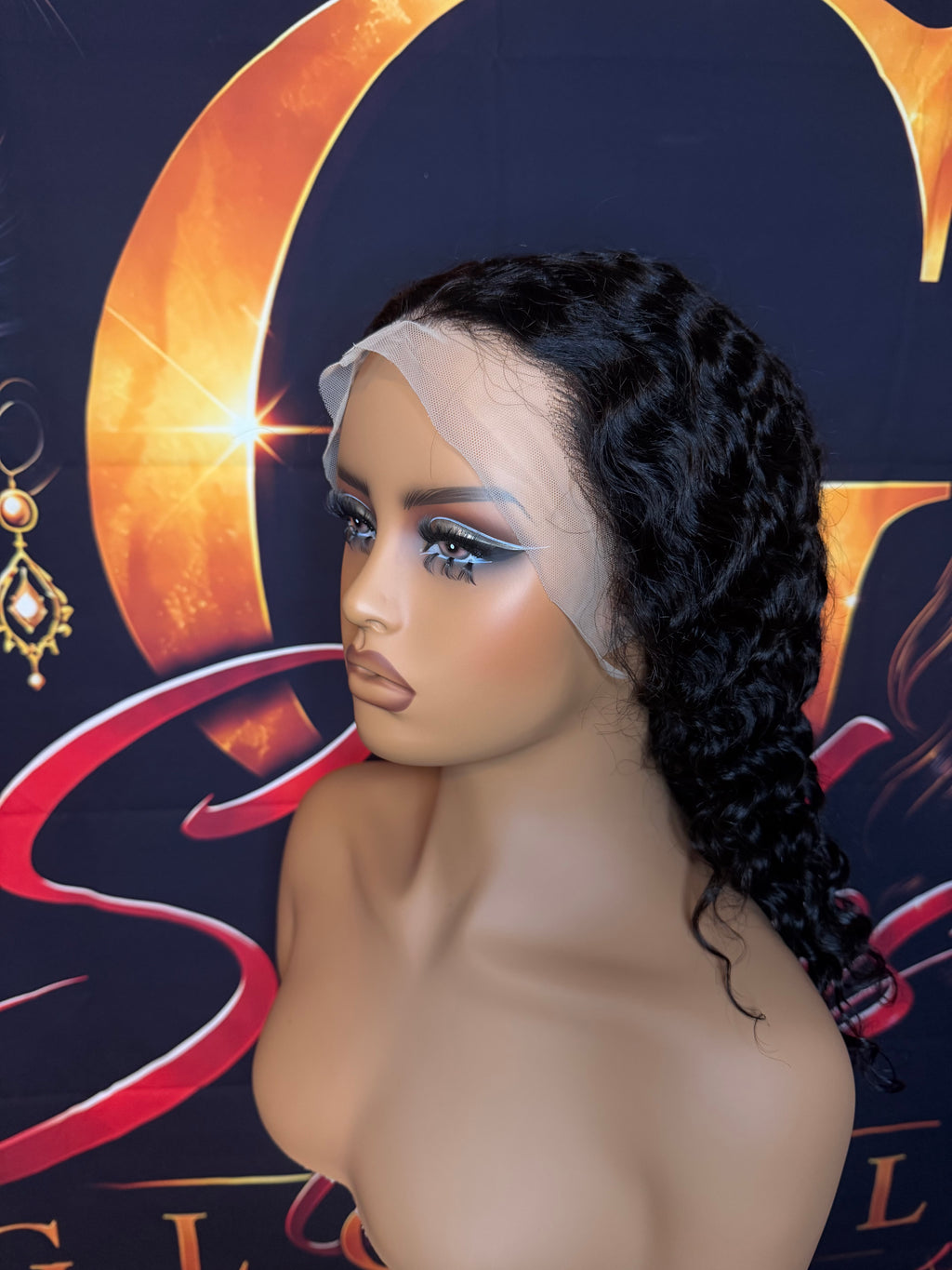 14 Inch Natural Deep Wave Wig
