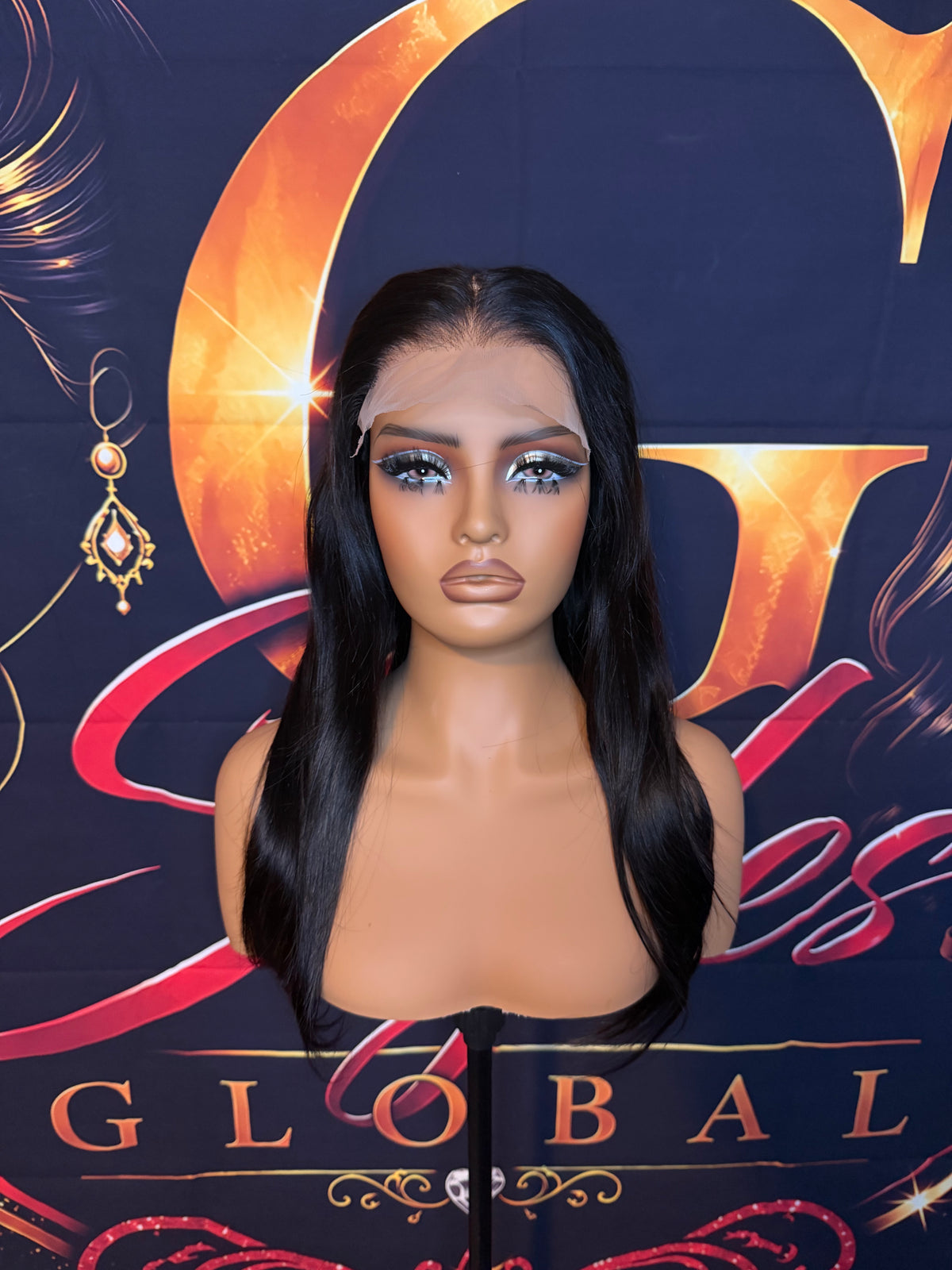 5x6 Closure 18 Inch Natural Straight Wig