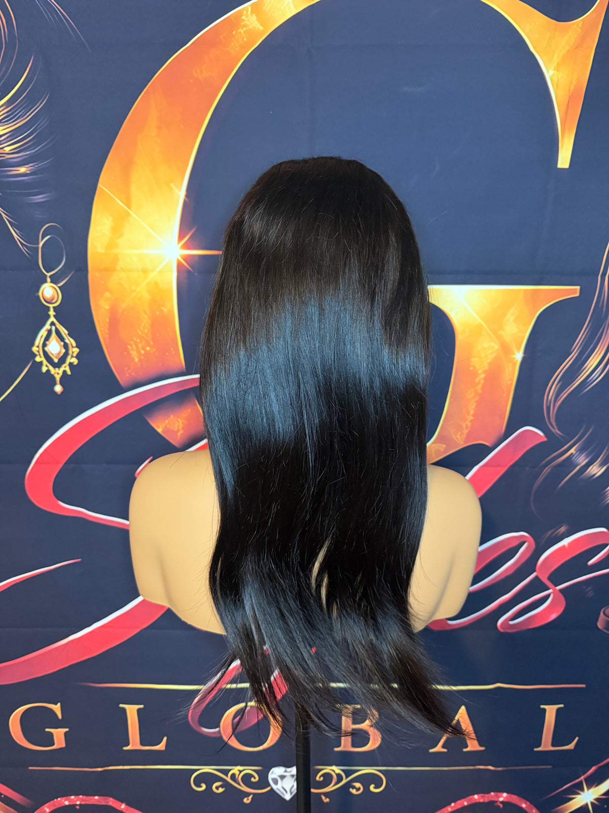 5x6 Closure 18 Inch Natural Straight Wig